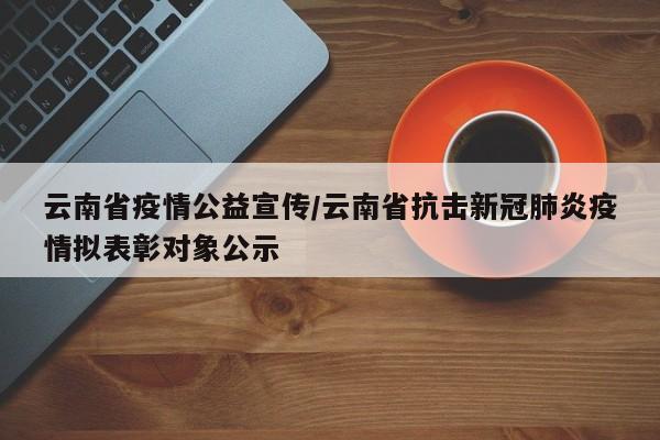 云南省疫情公益宣传/云南省抗击新冠肺炎疫情拟表彰对象公示
