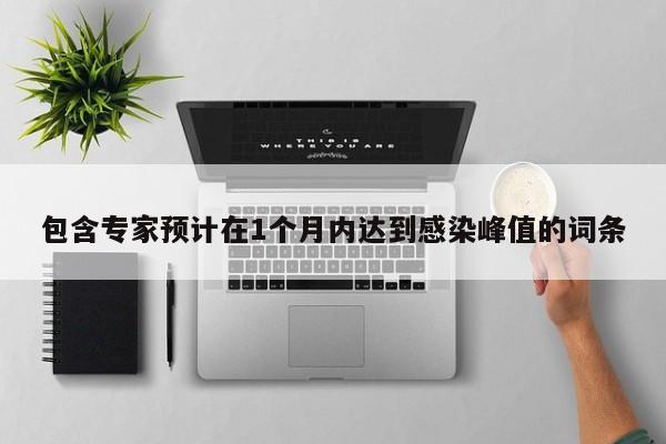 包含专家预计在1个月内达到感染峰值的词条